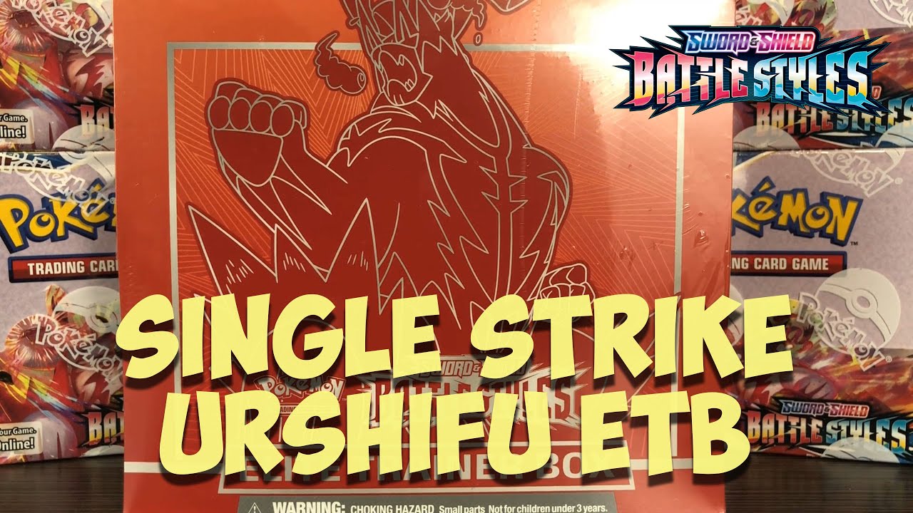 Pokemon TCG: Battle Styles Single Strike Urshifu Elite Trainer Box