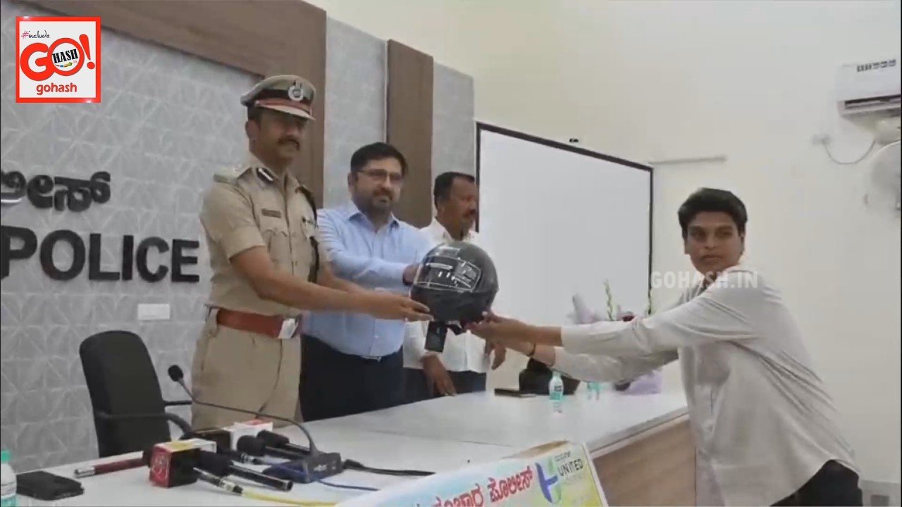 KALABURAGI CP DR. SHARANAPPA S.D. ON MANDATORY HELMETS & ROAD SAFETY