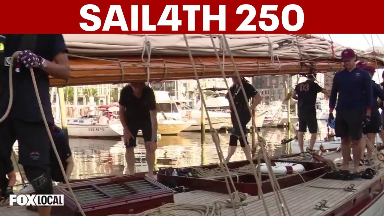 Sail4th 250: Парусник прибыл на празднование 4 июля и 250-летия Америки