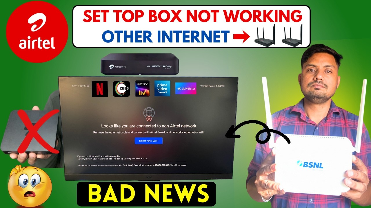 Jio & Airtel Set Top Box Work on Other WiFi? 🤔 | Other Internet Supported or Not? 2026