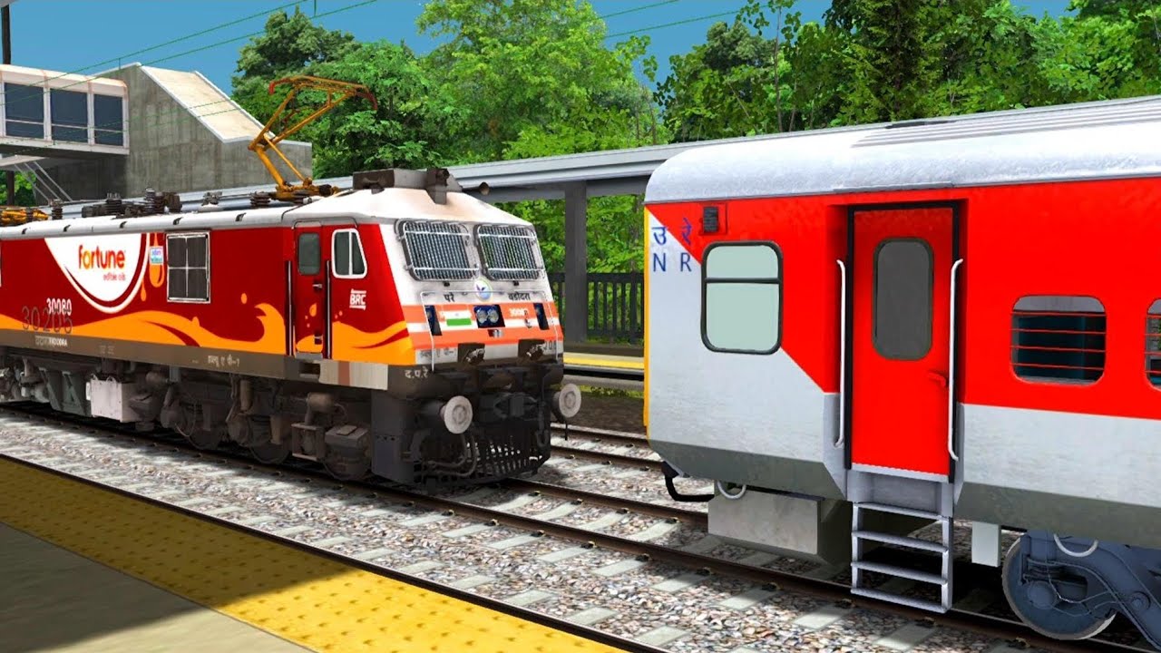 Indian Bhartiya Rails Over Speeding In India || Wap-9 Electric Engine Locomotive Train 