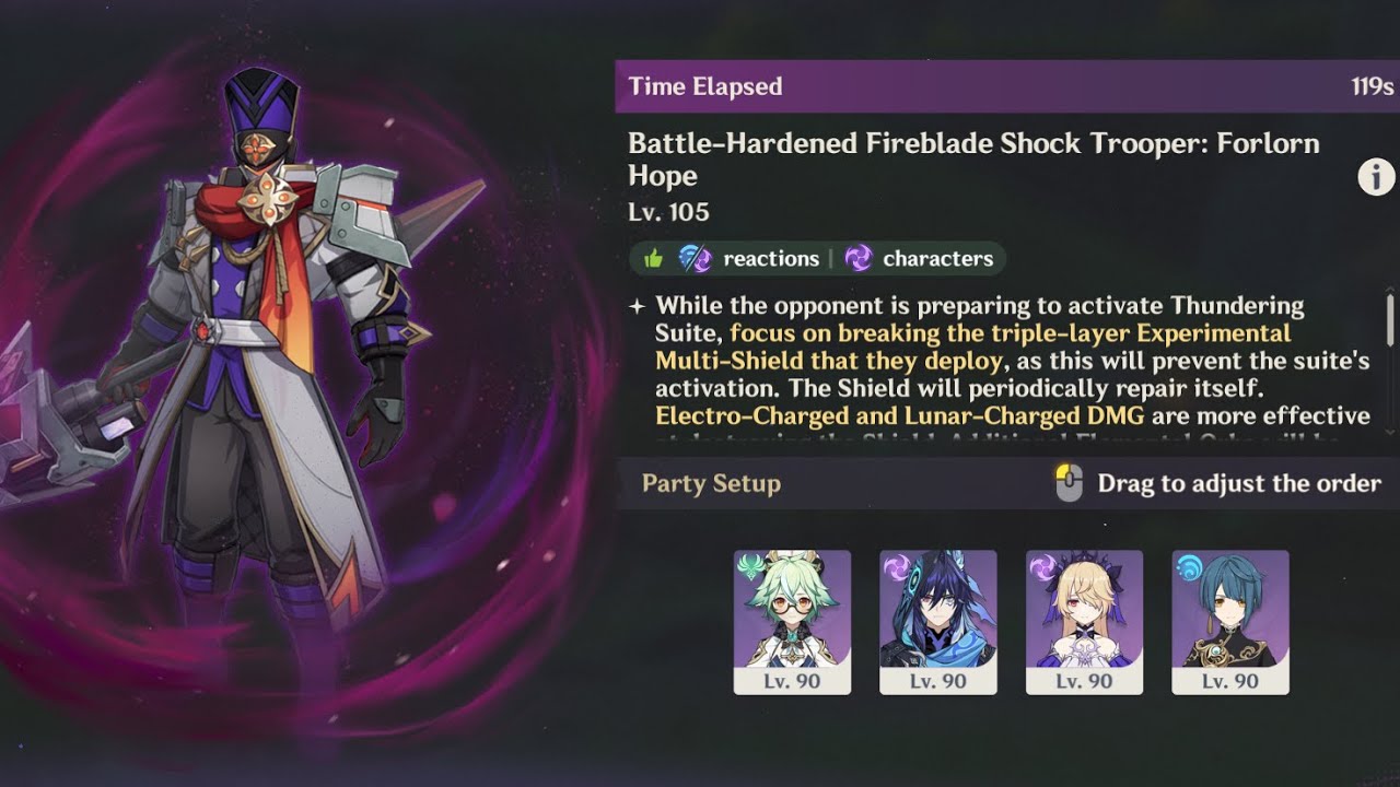 4 Star Electro-Charged Stygian Onslaught Fearless Fatui | 6.0 Genshin Impact