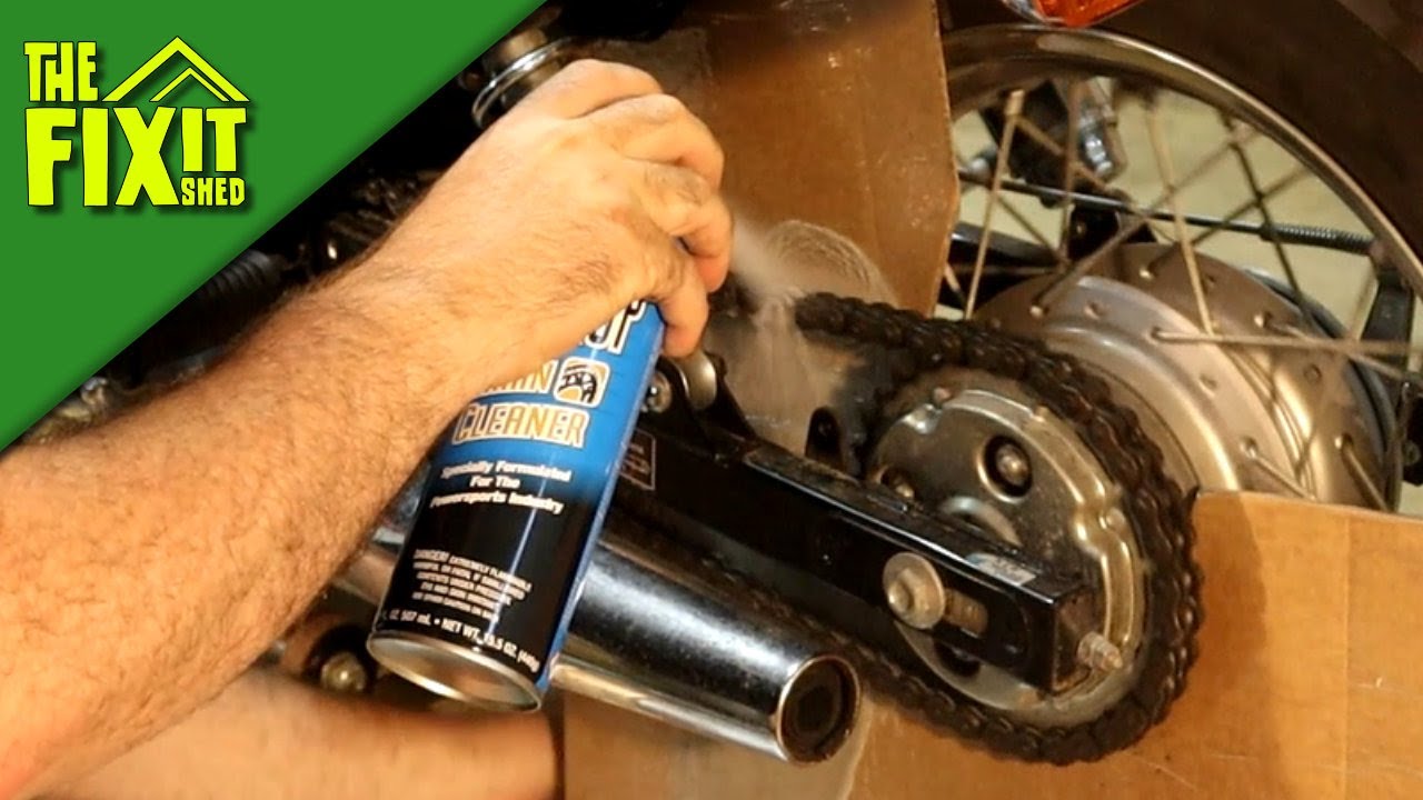 Clean and Lube O-ring Chain on My  Honda Rebel 250 (CMX250C) | The Fixit Shed