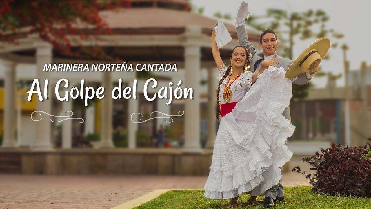 🎬💃🕺 Bailan la marinera cantada 💗 Al golpe del cajón