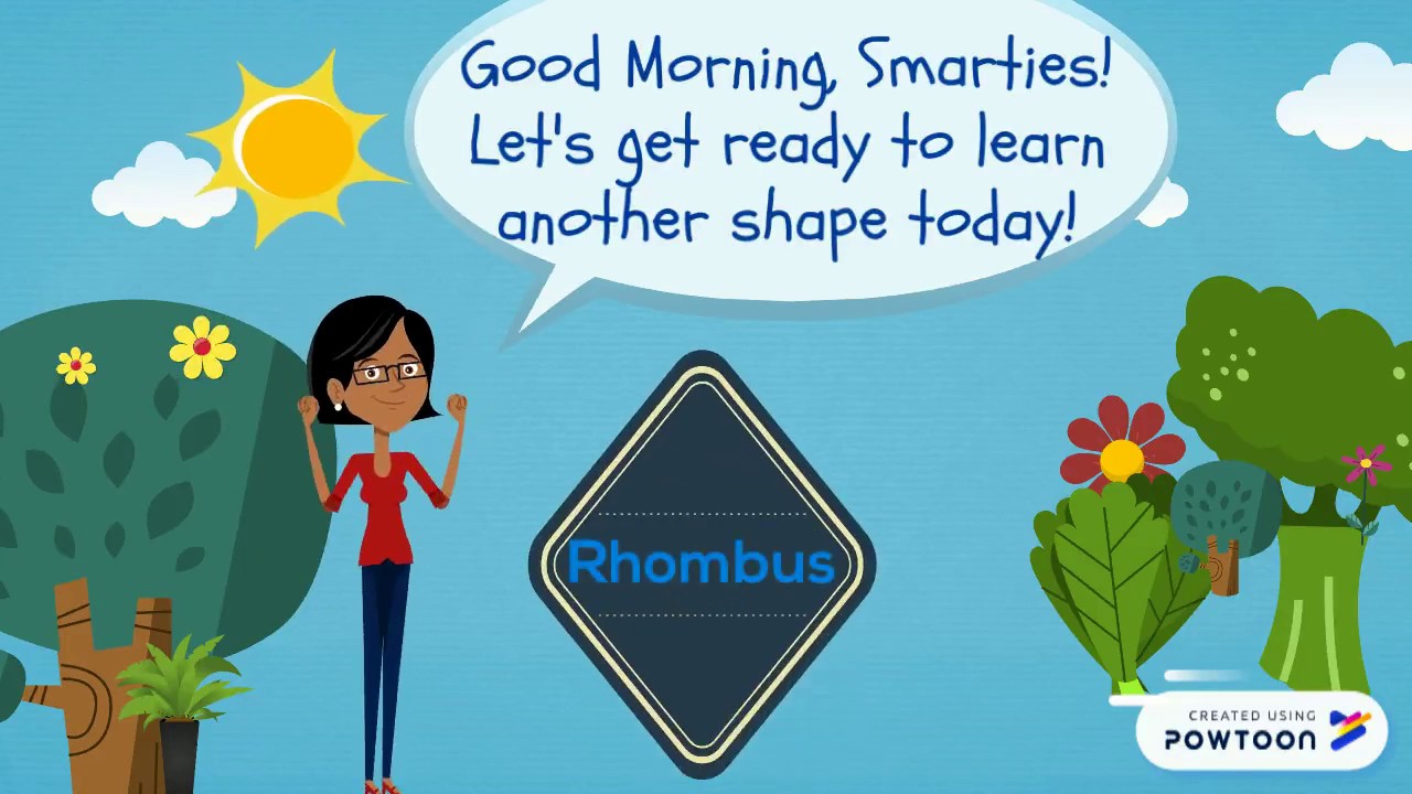2D Shapes - Rhombus
