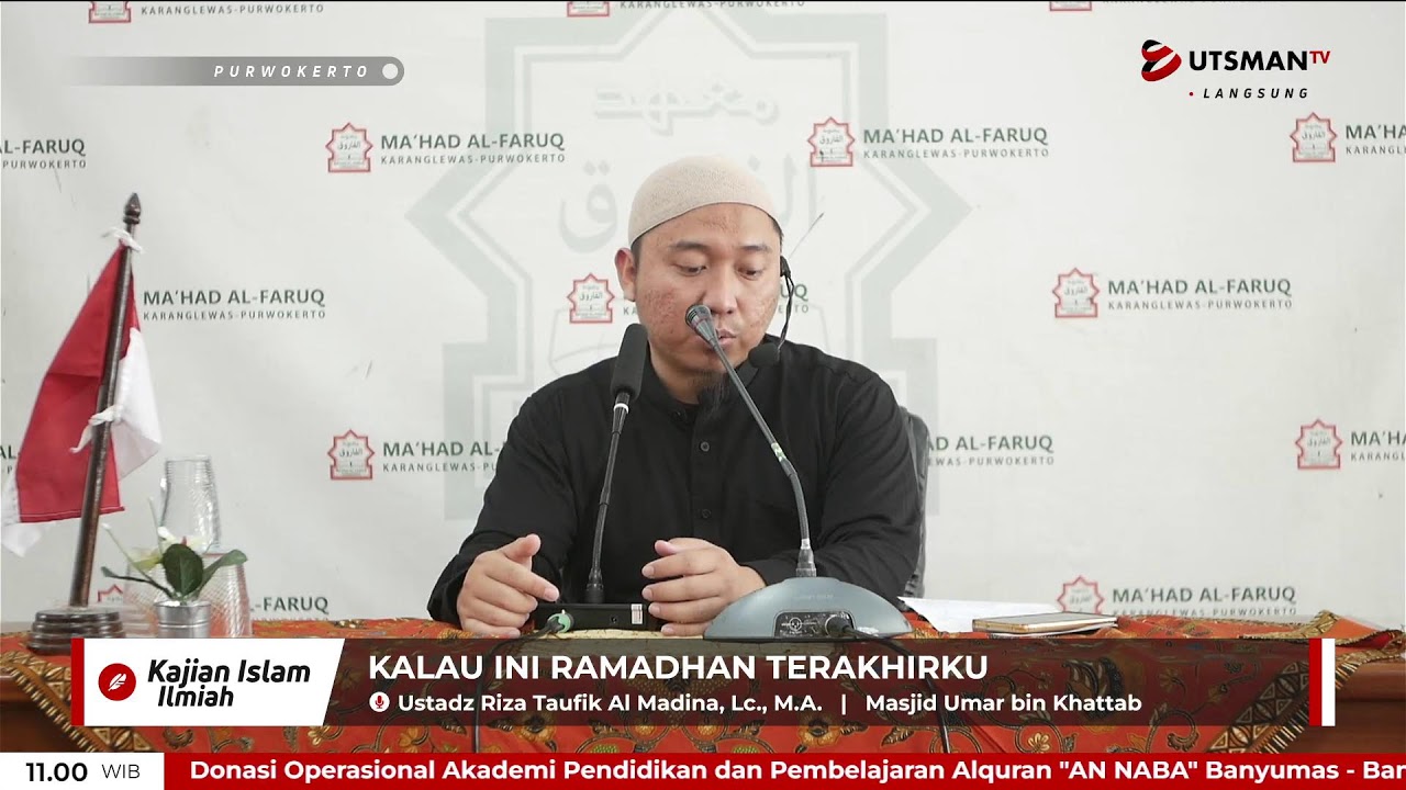LIVE Kalau Ini Ramadhan Terakhirku - Ust. Riza Taufik Al Madina, Lc., M.A.