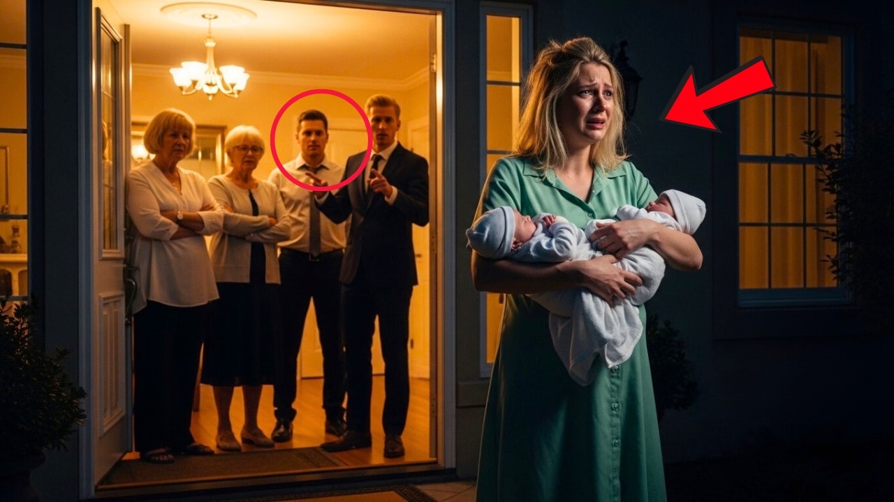 Thrown Out at Midnight With Her Twin Newborns by In Laws — They Never Knew She Was a Billionaire
