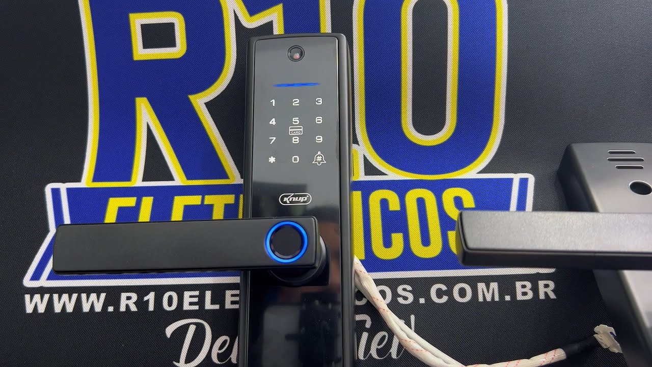 Configurando fechadura eletrônica Knup CA609 passo a passo - #r10eletronicos