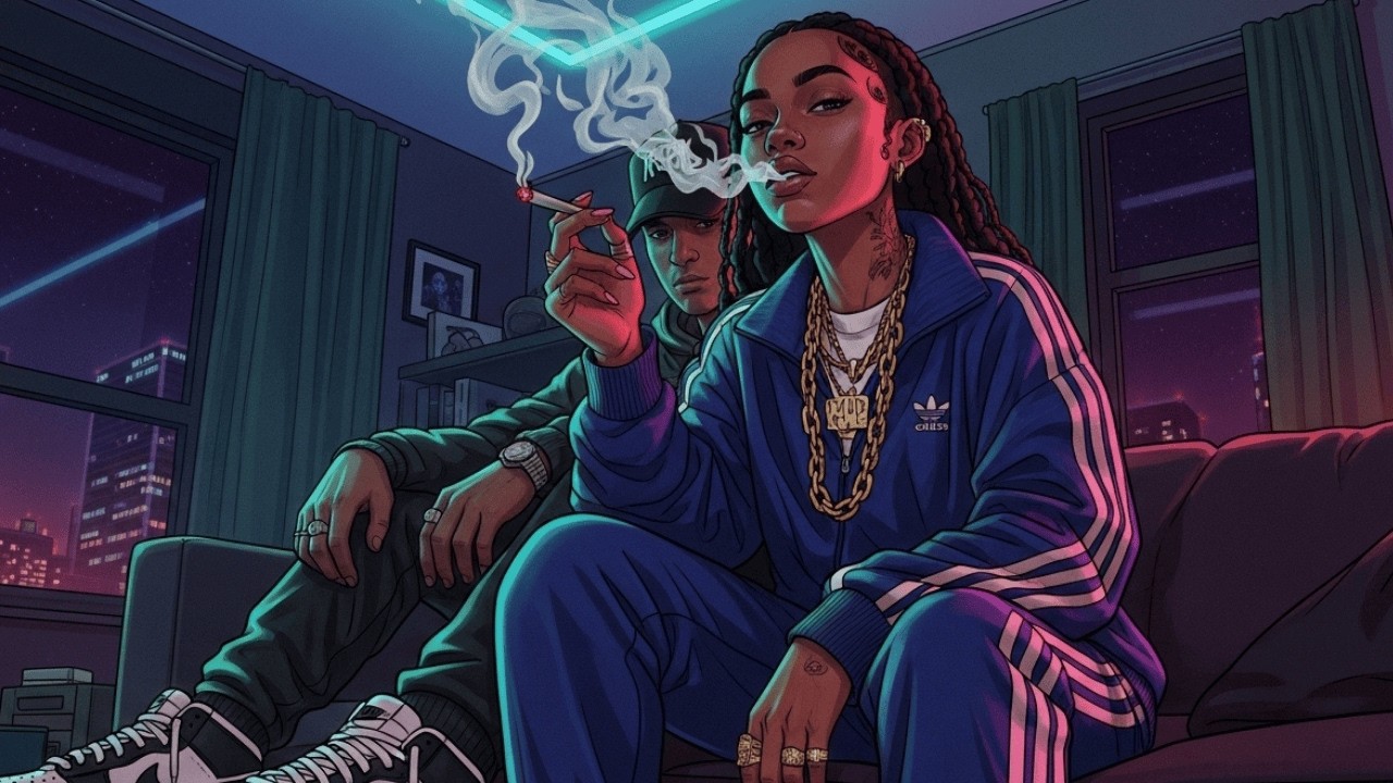 Late Night Smoke – Chill Rap 420 Mix • Bluesy 90s Hip Hop • Stoner Mood
