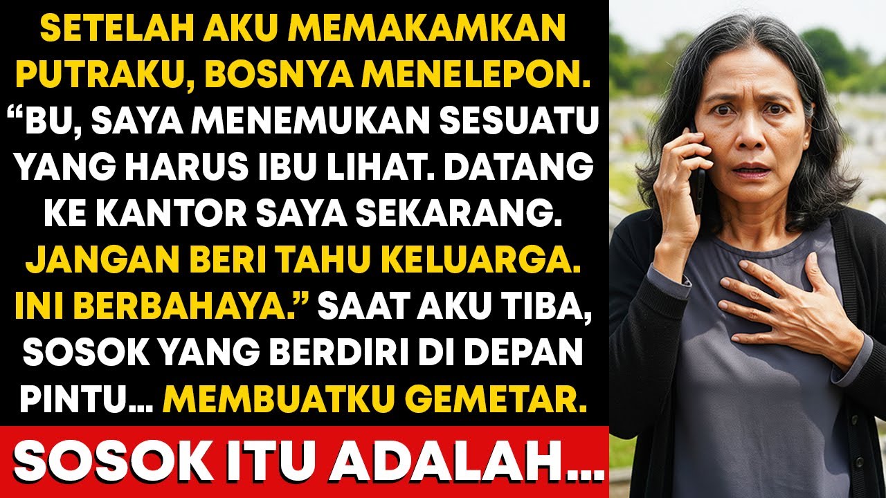 Setelah Pemakaman Anakku, Bosnya Nelpon “Aku Nemu Sesuatu Yang Harus Ibu Lihat”