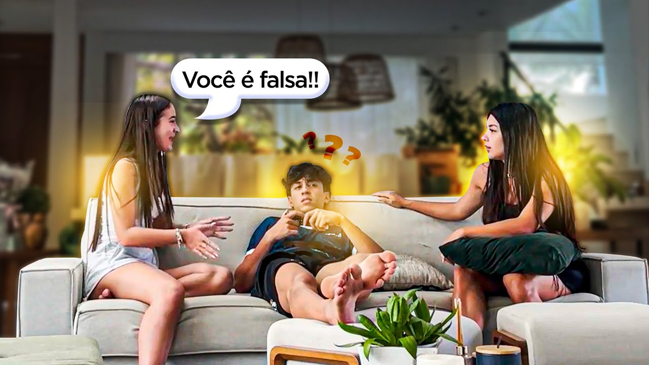 BRIGUEI COM A IRMÃ DO CAUÁ E A REÇÃO DELE ME SURPREENDEU!!