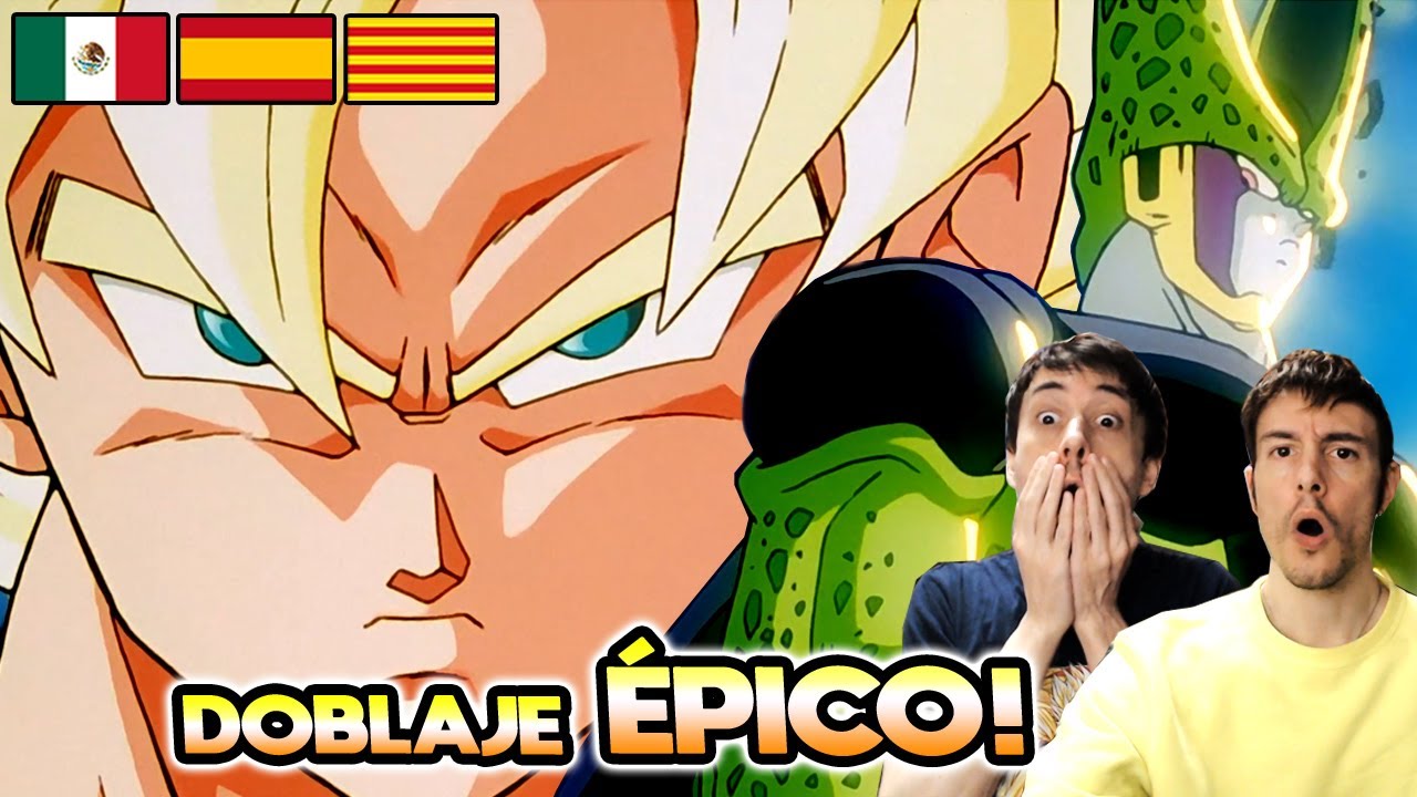 ESPAÑOLES REACCIONAN A DRAGON BALL LATINO 💥GOKU VE POR PRIMERA VEZ A CELL PERFECTO💥