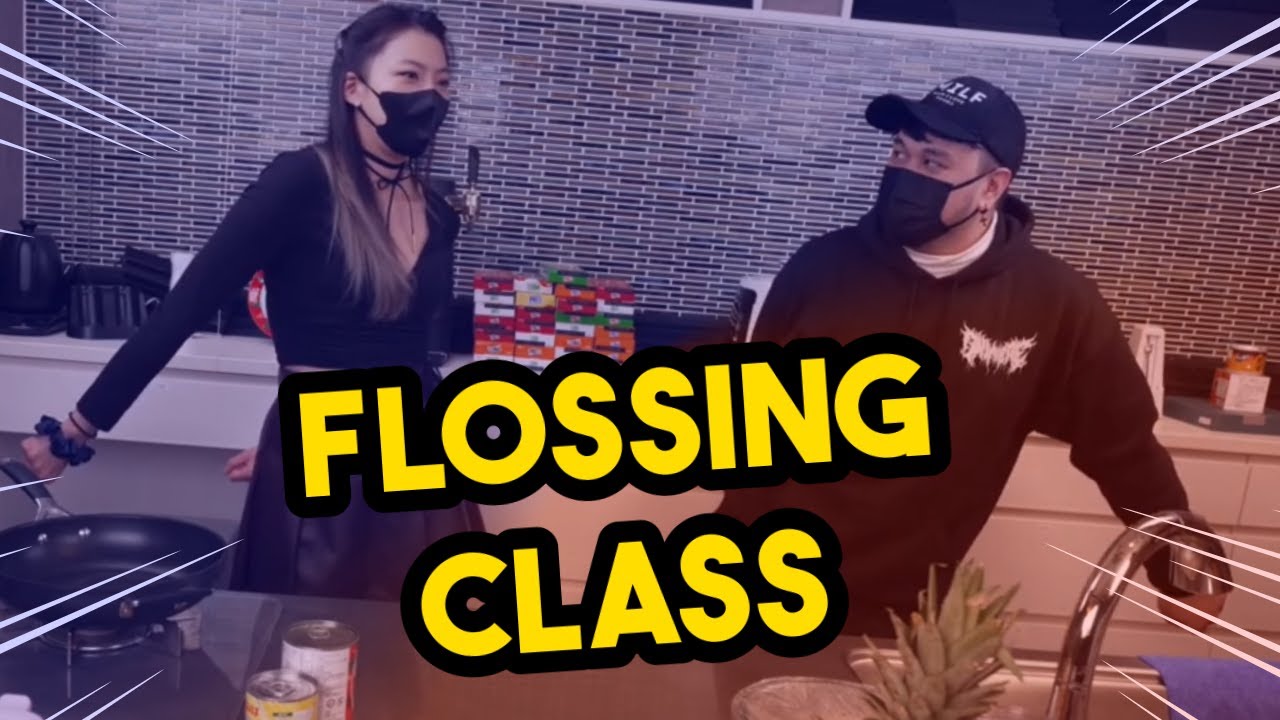 K9Kuro teaches Onigiri how to floss