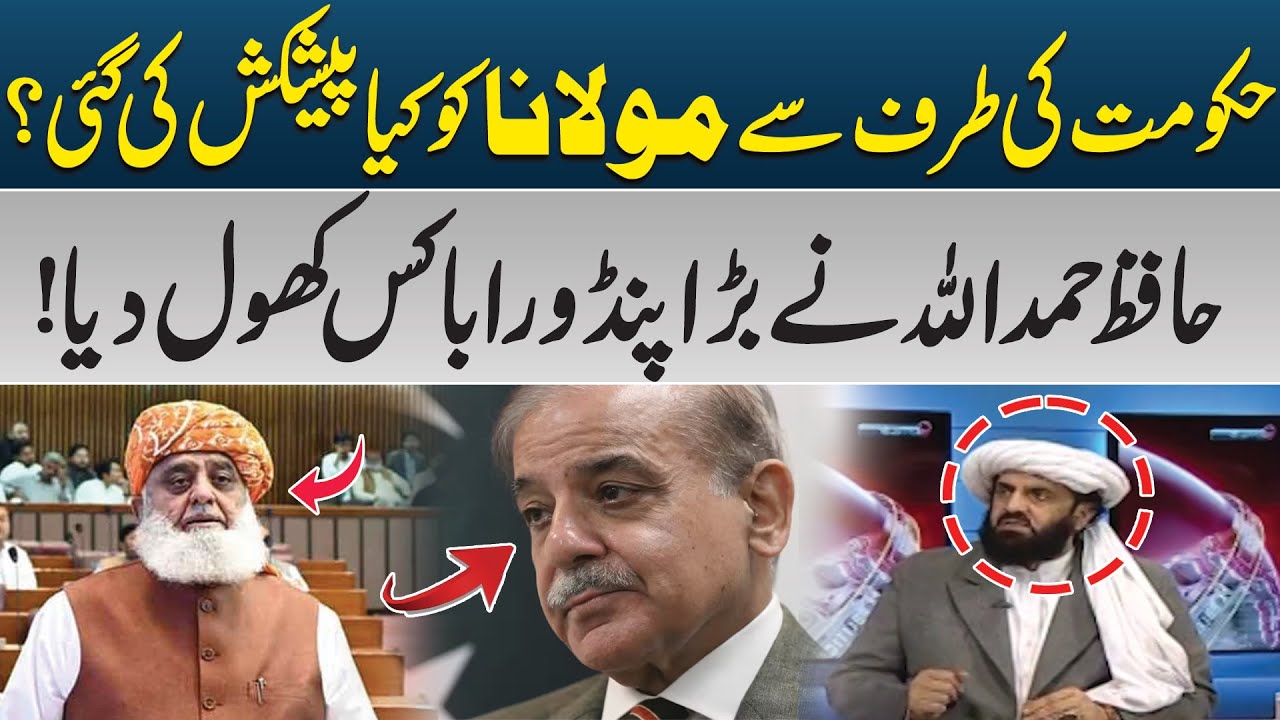 What Did the Government Offer Molana? | Hafiz Hamdullah Reveals Shocking Details! | Pak Politics