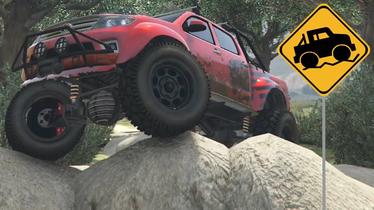 GTA 5 - Off-Road Capability Testing - Karin Everon (Toyota Hilux)