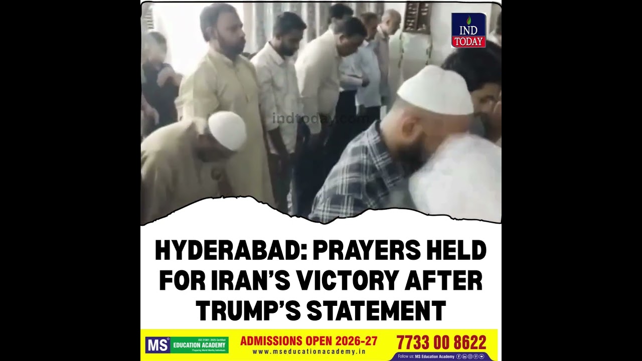 Hyderabad: Prayers Held for Iran&rsquo;s Victory After Trump&rsquo;s Statement
