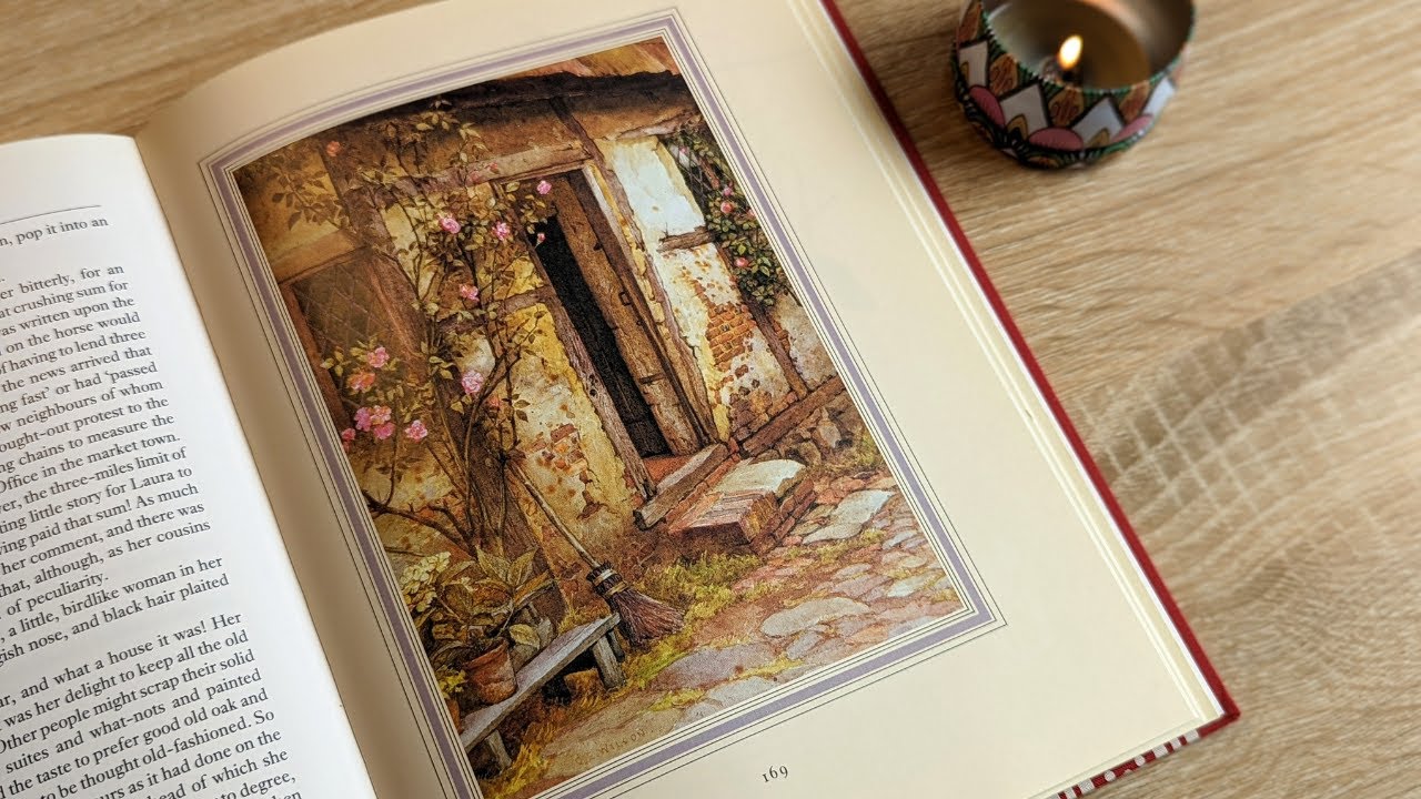Book Flip Through ~ The Illustrated Lark Rise To Candleford by Flora Thompson ~ Junk Journal Books