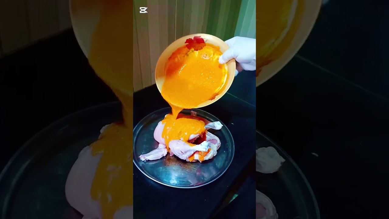 Salt cooking chicken 