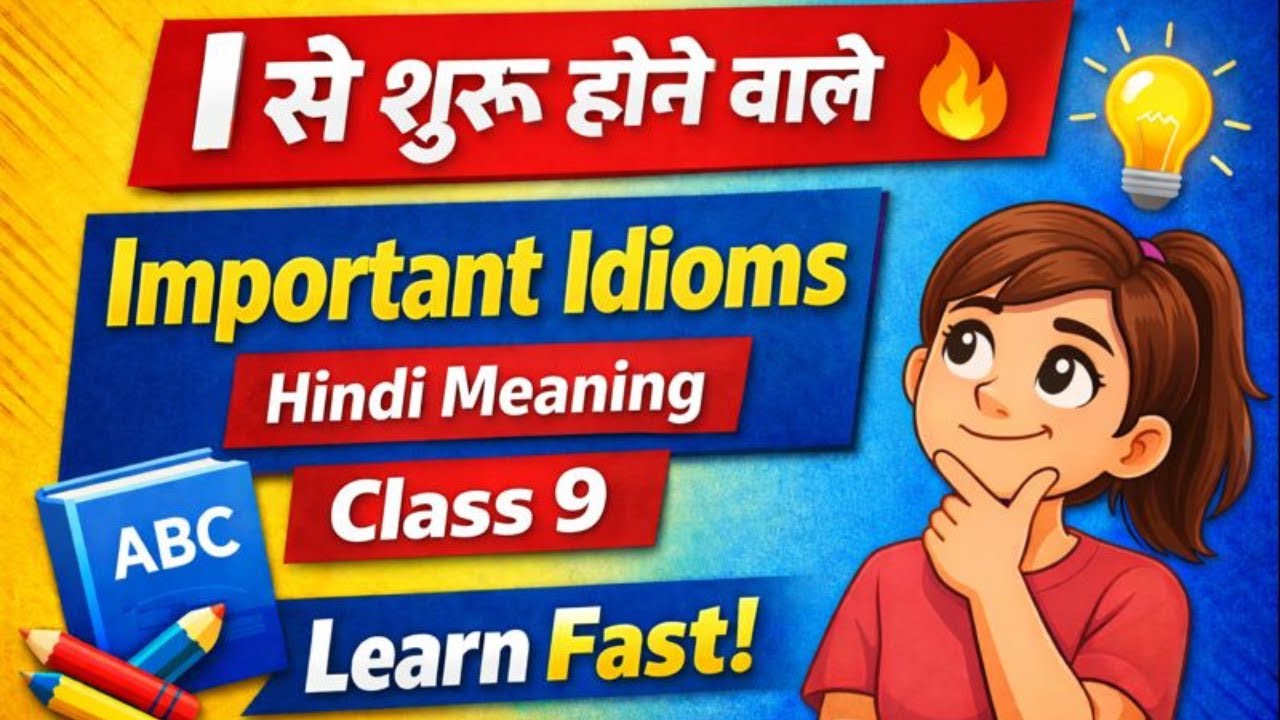 I से शुरू होने वाले Important Idioms | Hindi Meaning | Spoken English | I से Idioms Learn  Fast