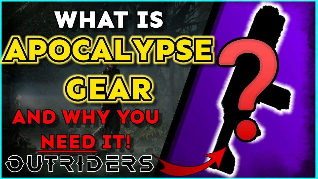 A 3RD MOD SLOT? What is APOCALYPSE GEAR and Why You NEED IT! - Outriders WorldSlayer