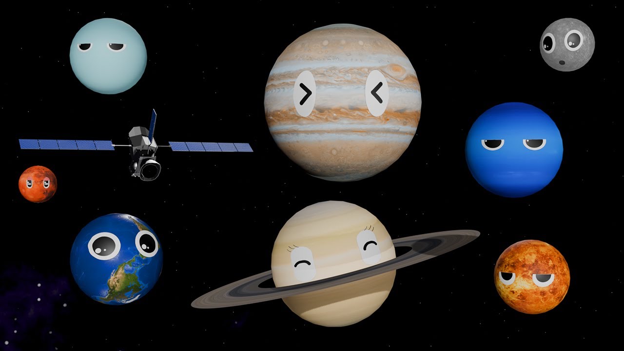 Planet size comparison animation How long does it take to travel from Earth to the planets