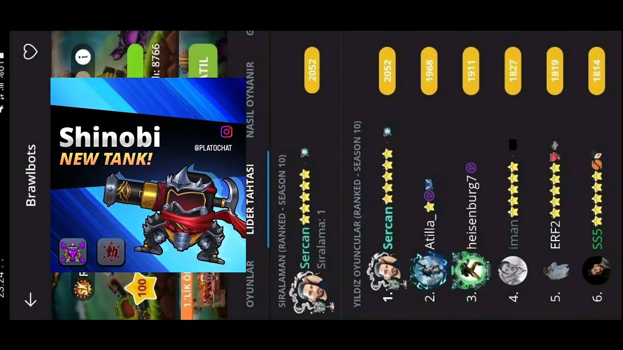New tank Shinobi test