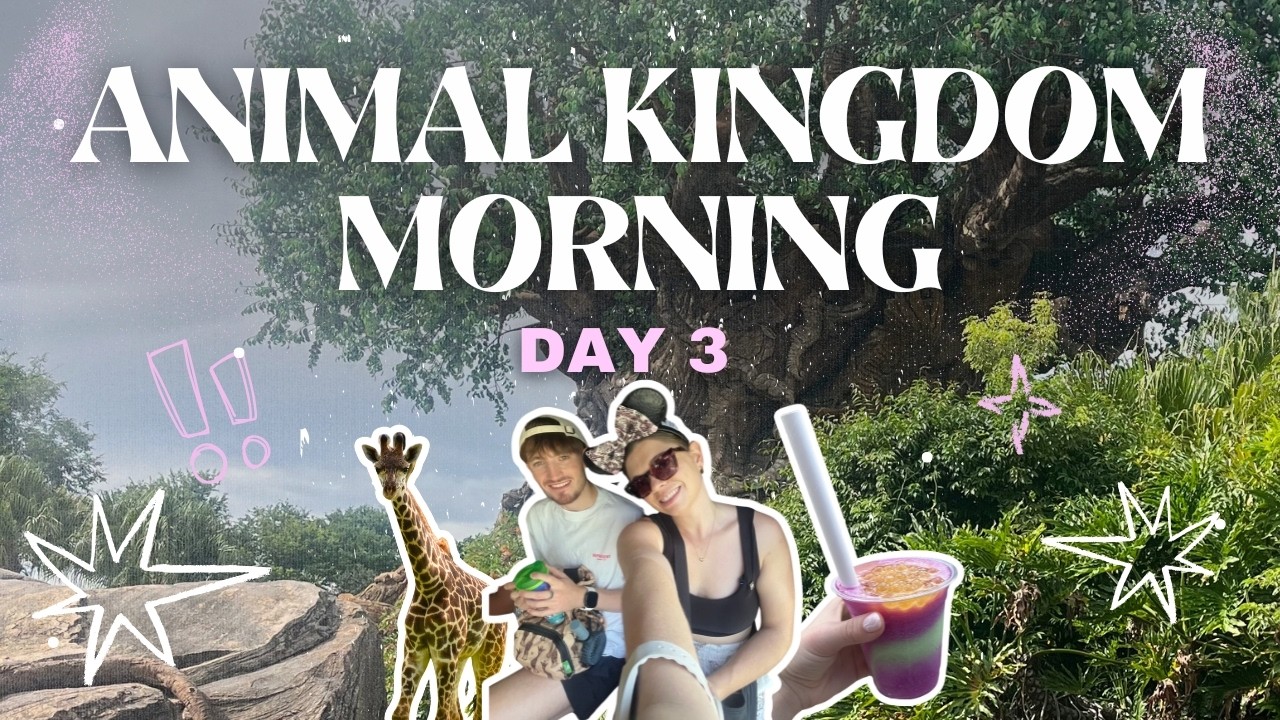 The BEST morning at ANIMAL KINGDOM! 🦒 | Disney World Vlog Day 3