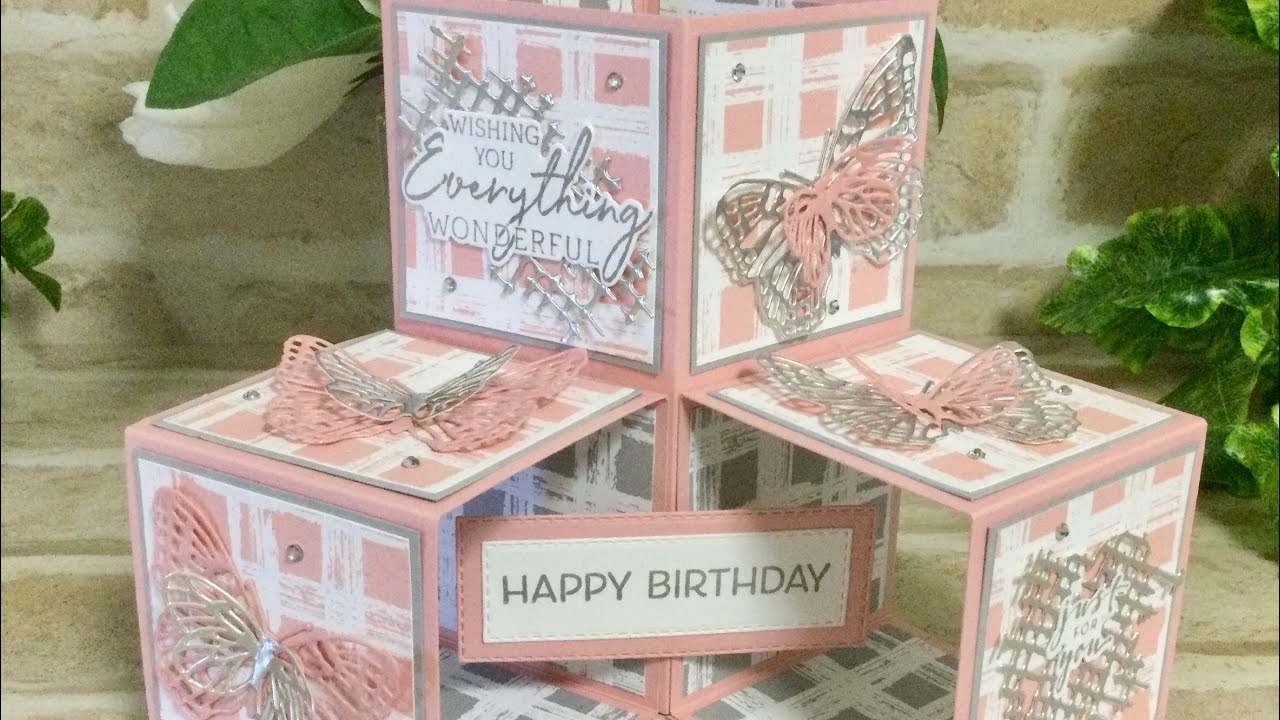 Triple Cube Pop Up Card
