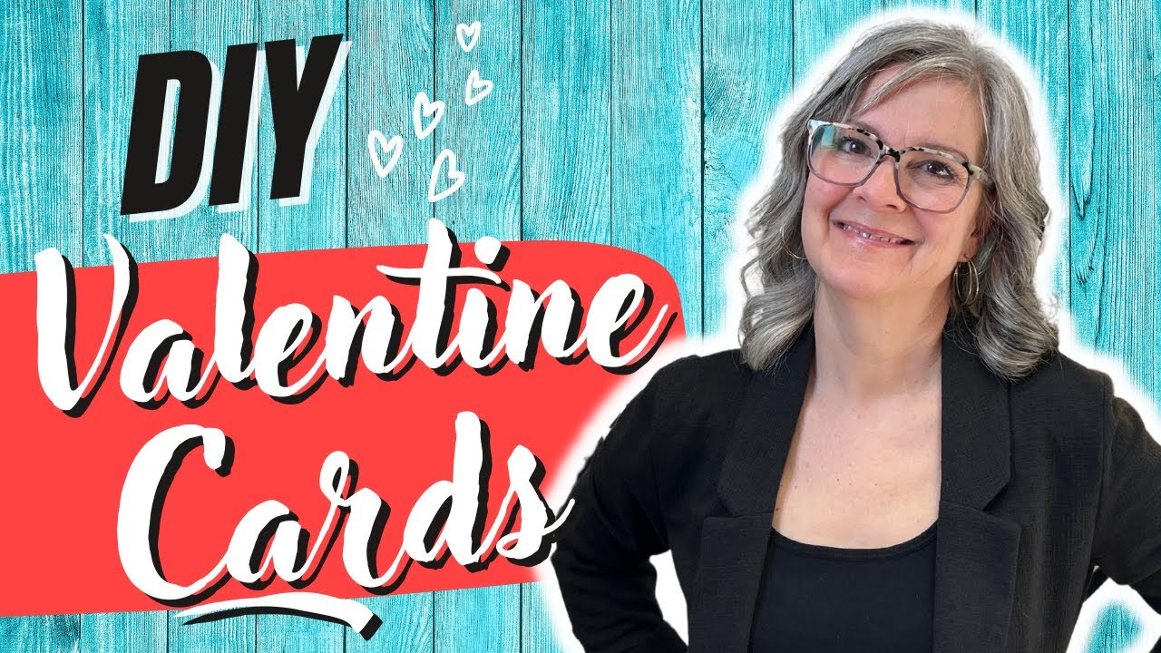 DIY Valentines Day Cards on a Budget  / Upcycling Scrap Paper