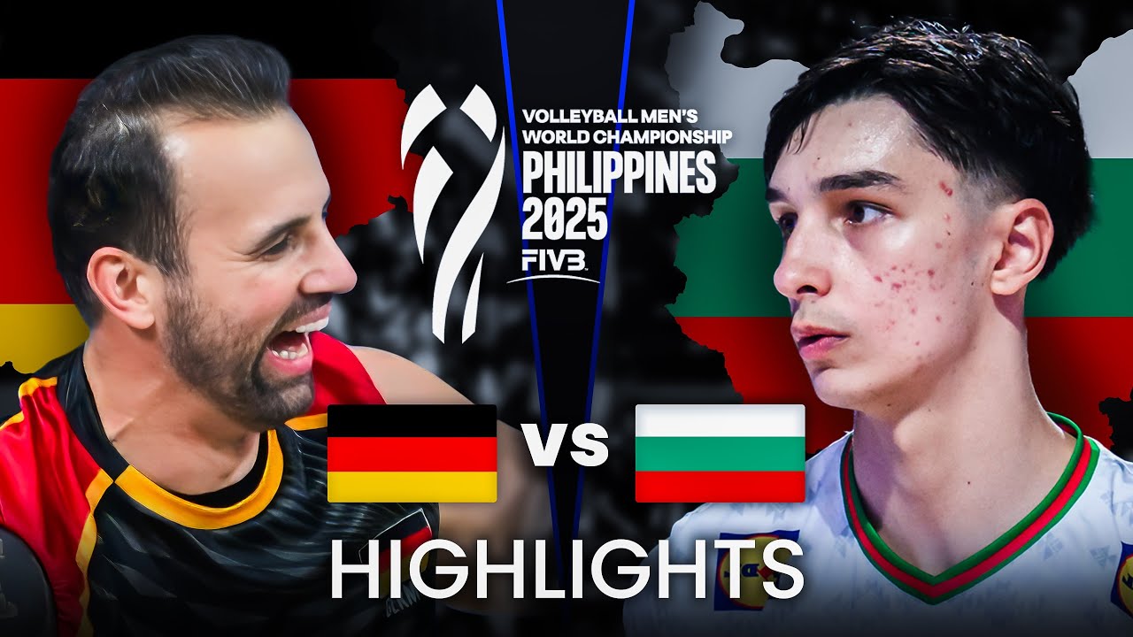 BULGARIA 🇧🇬 vs GERMANY 🇩🇪 | Highlights | Men's Volleyball World Championship 2025