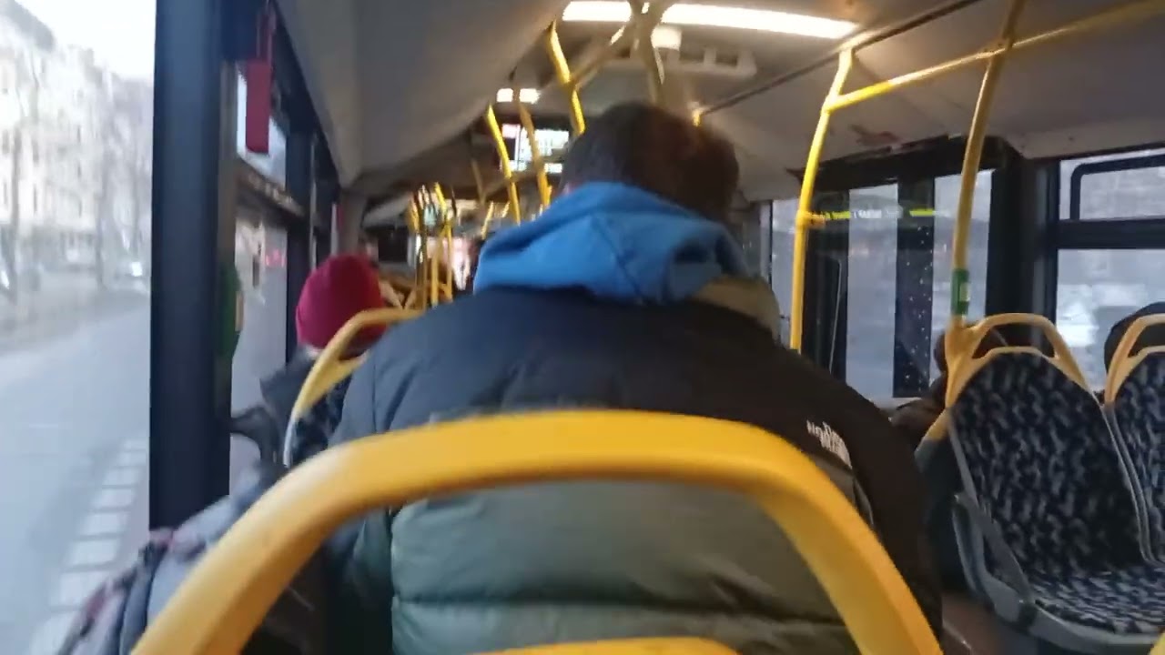 Поїздка на Mercedes Benz Citaro C2 G борт 5283 марш М49 м Берлін 