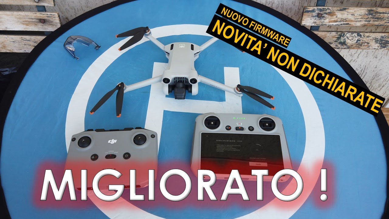 DJI ha MIGLIORATO il MINI 3 PRO ascoltando gli utenti. Nuovo Firmware