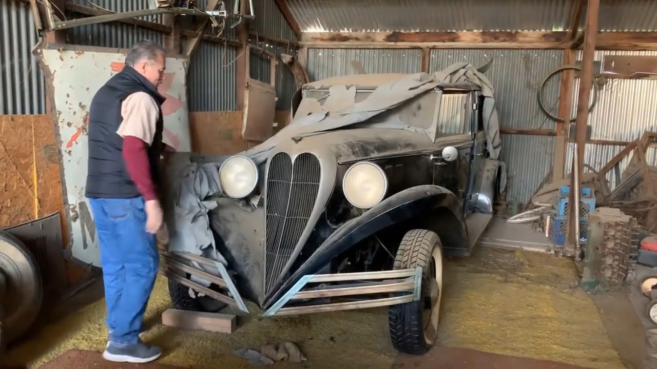 Заброшенный Ford 1934 года вызволен из гаража спустя 60 лет | Ford Brewster Town Car 1934 года | ...
