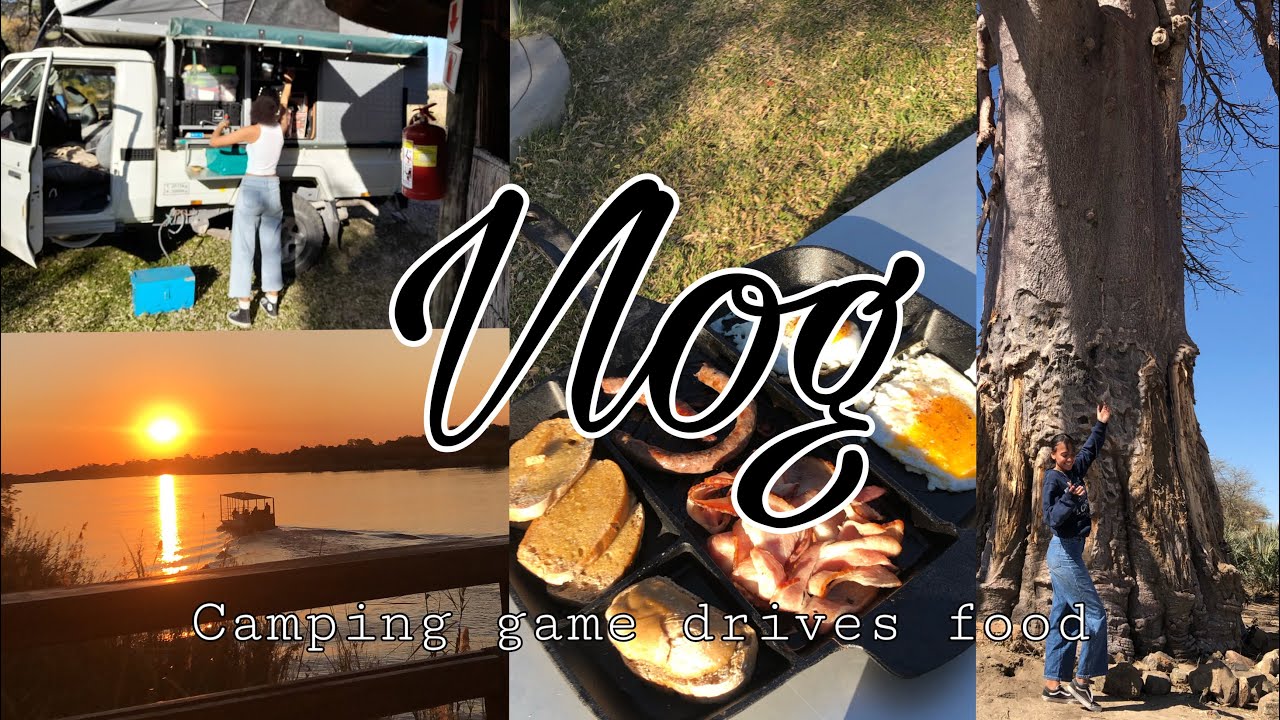 Vlog: Come Travel with me| Camping in Divundu| Game Drives| Namibian YouTuber| Miss Walker