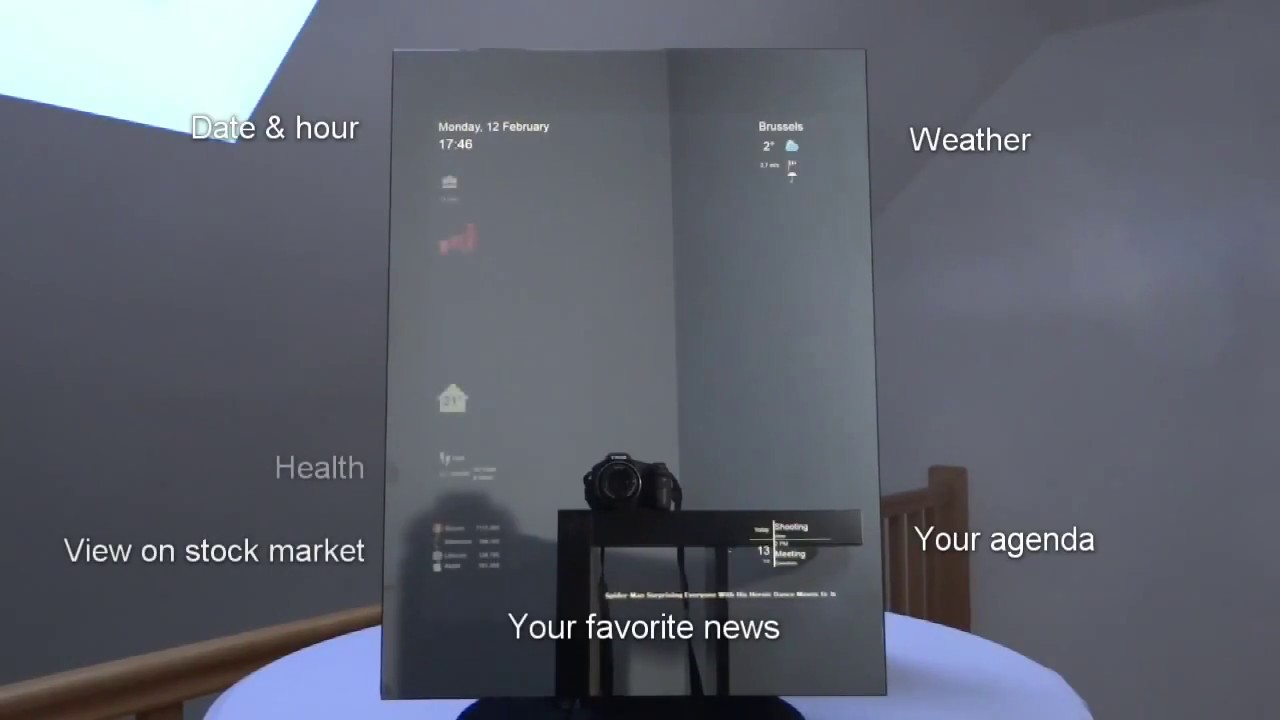 MyMirror : A fully customizable Smart Mirror