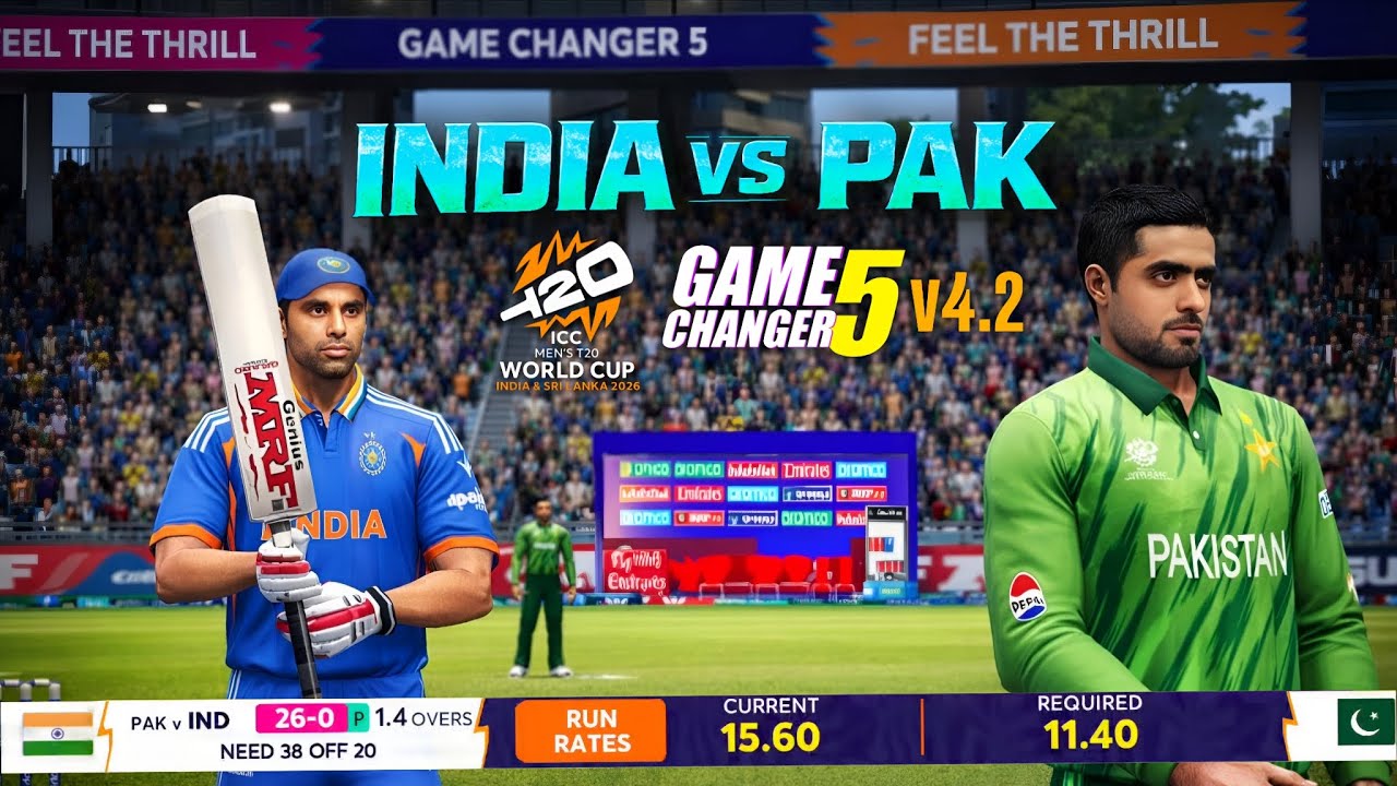 IND vs PAK | T20 WC 2026 in GC5 V4.2✨ | New Colombo Stadium 🏟️