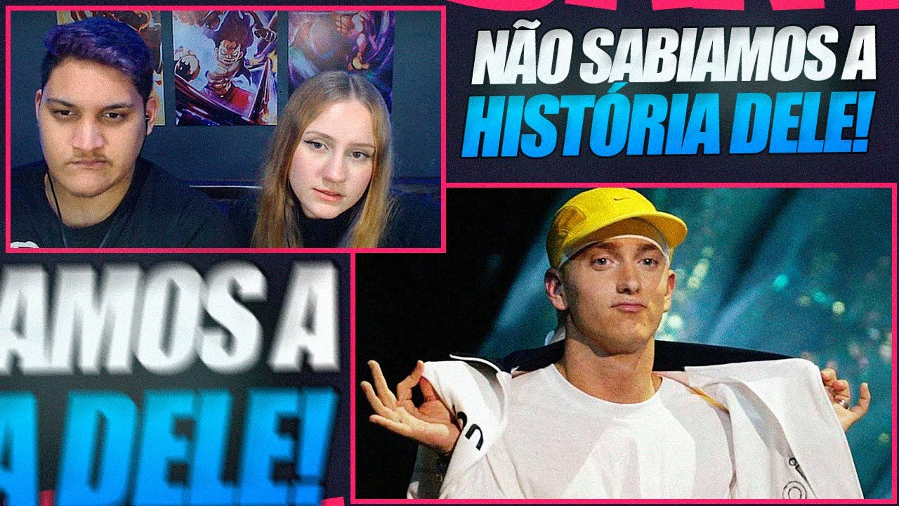 REAGINDO a: CONHEÇA A EMOCIONANTE HISTÓRIA DE EMINEM - O Contador de Histórias - REACT EM CASAL