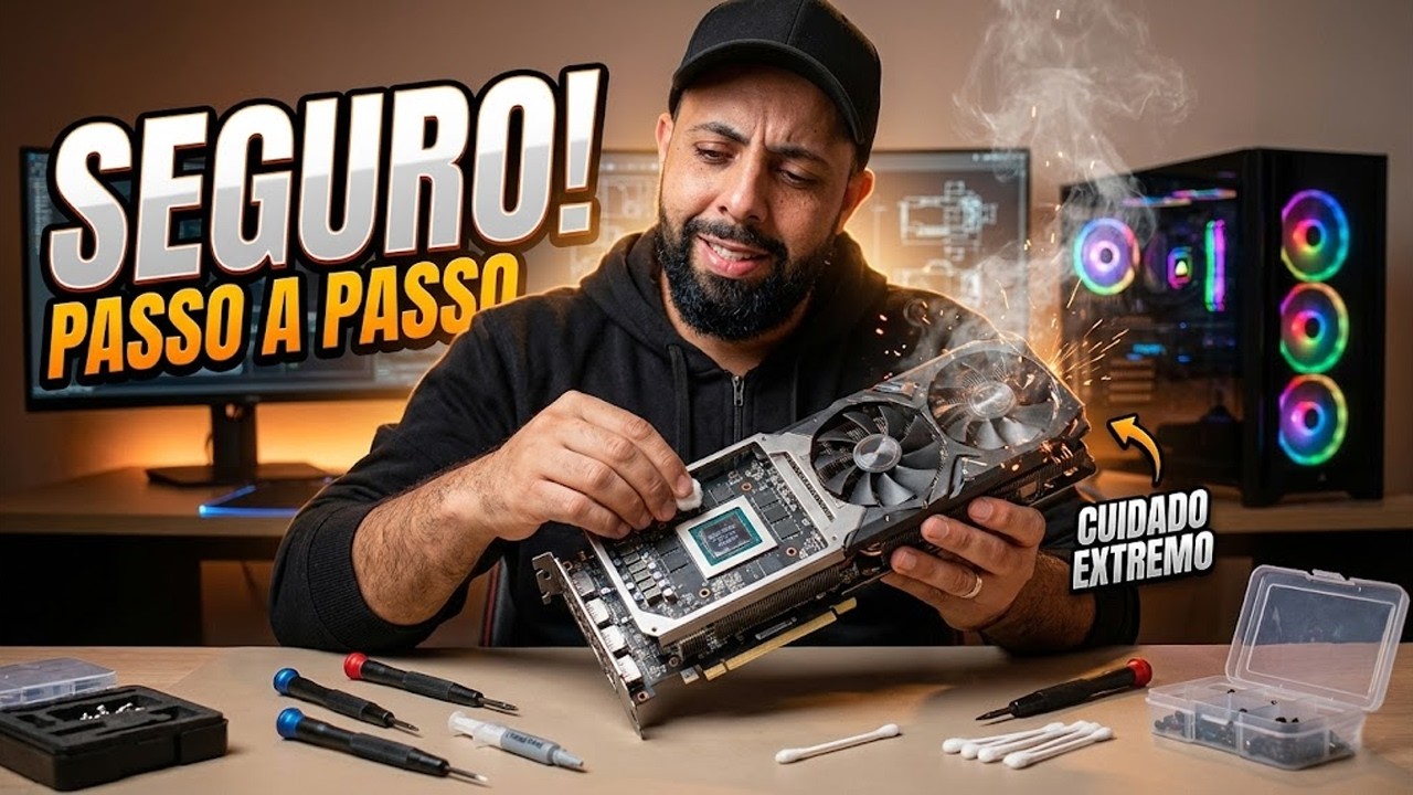 Guia Definitivo: Como trocar pasta térmica da GPU sem quebrar nada