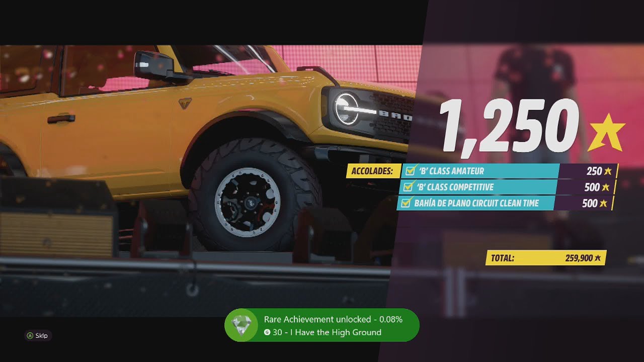 I Have The High Ground Achievement Guide - Forza Horizon 5