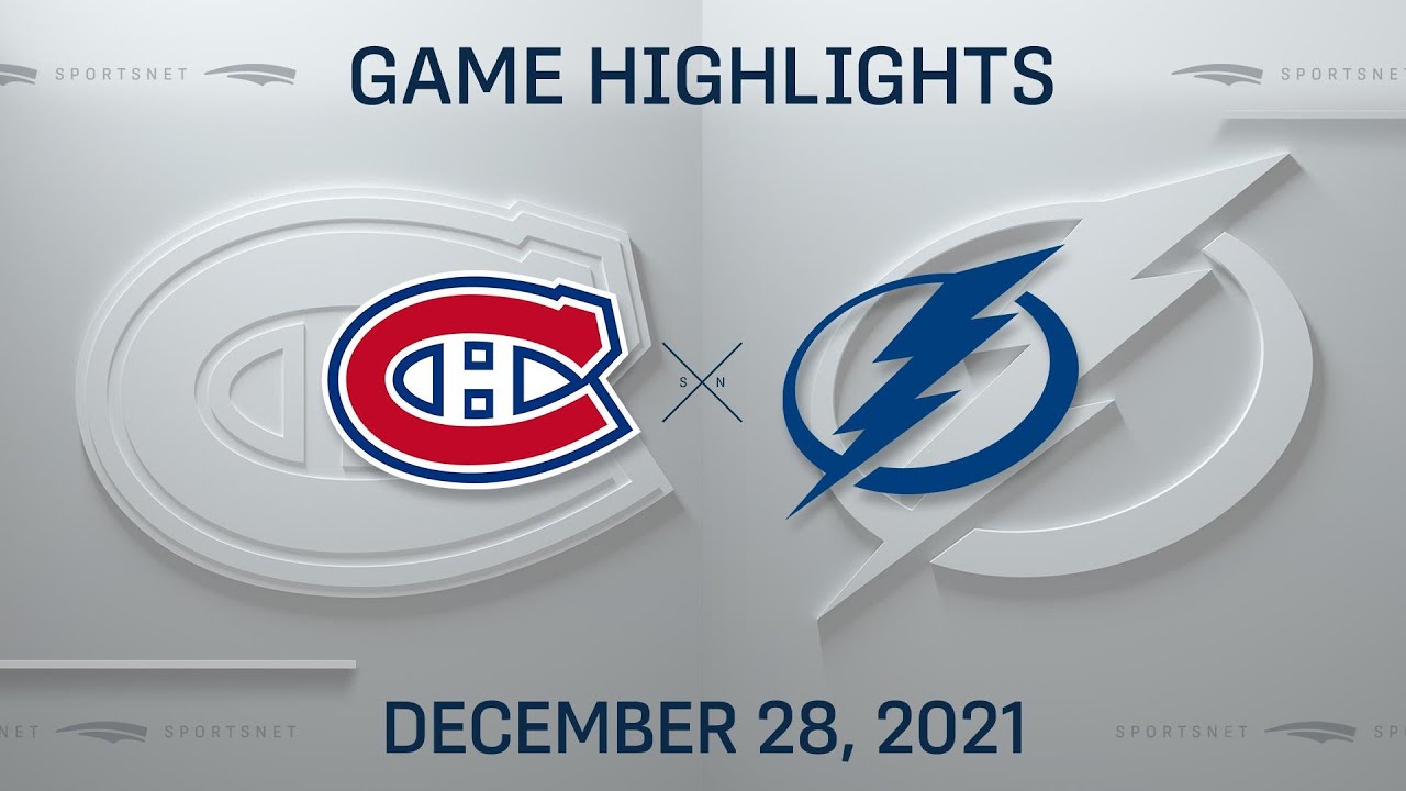 NHL Highlights | Canadiens vs. Lightning - Dec 28, 2021