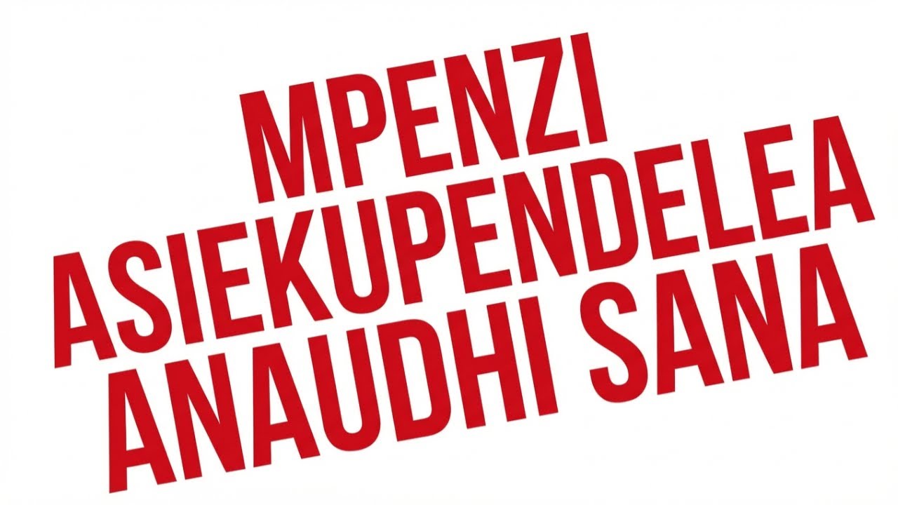 MPENZI ANAEKUHITAJI LAKINI HAKUTAKI UNAHITAJI MBINU MPYA KABISA