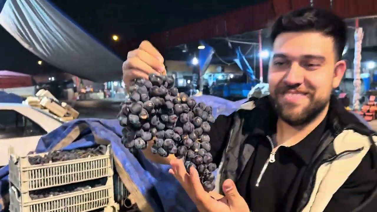 The largest of Middle East Fruit and Vegetable Market in tehran iran