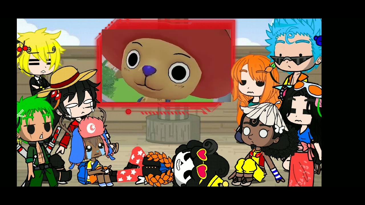 🔵 Bando do chapéu de palha reagindo ao Chopper perturbando a Robin parte1(especial 5.000 inscritos)⚫