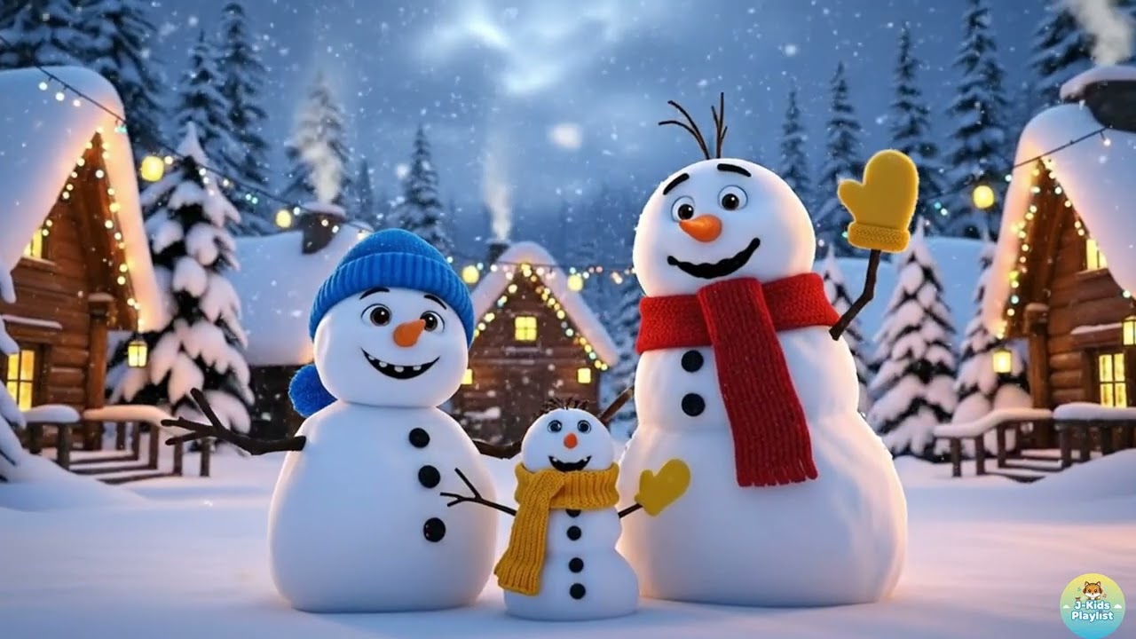 🎅⛄雪だるまのクリスマス🎅⛄ | 子供ソング | 8K |