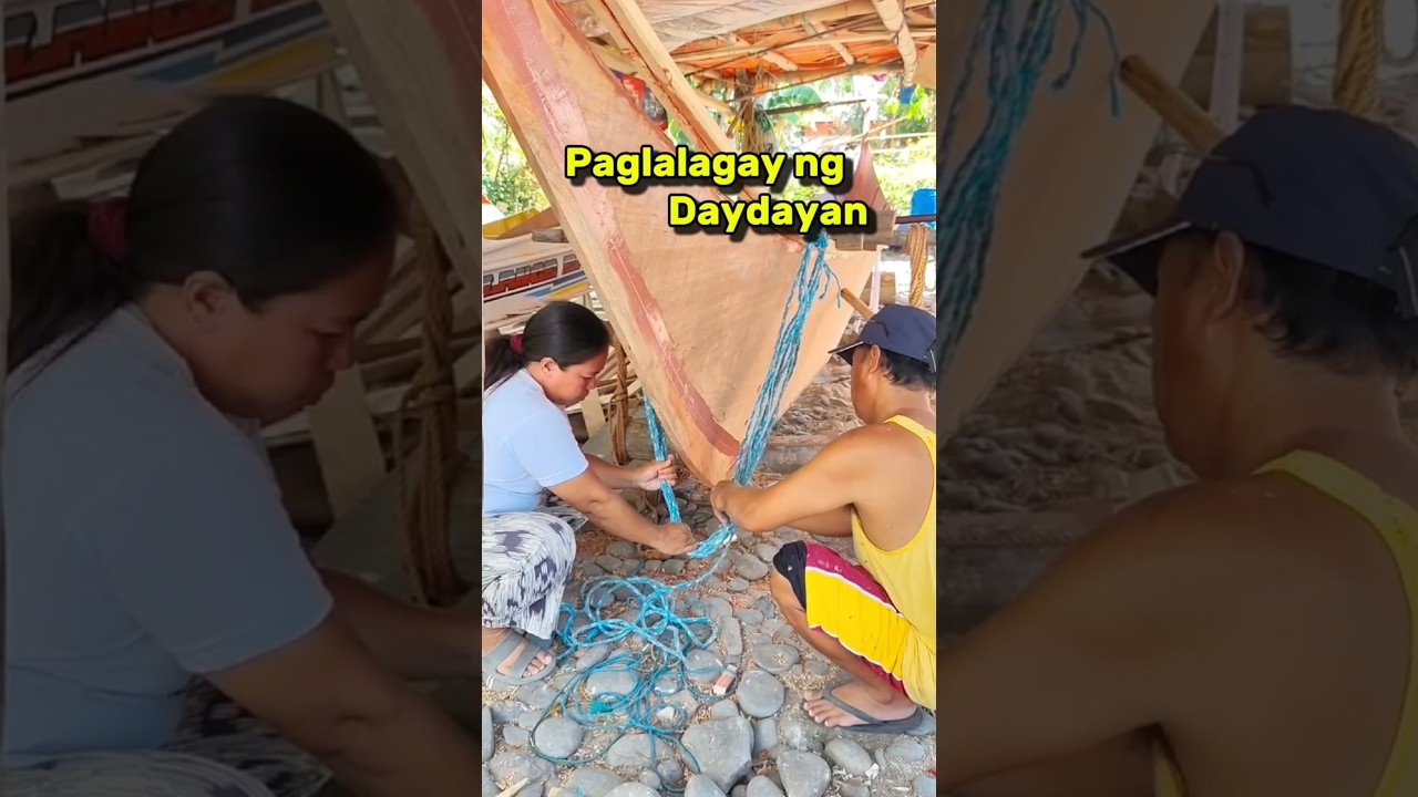 PAGLALAGAY NG DAYDAYAN SA GINAGAWANG BANGKA | KABANTAY