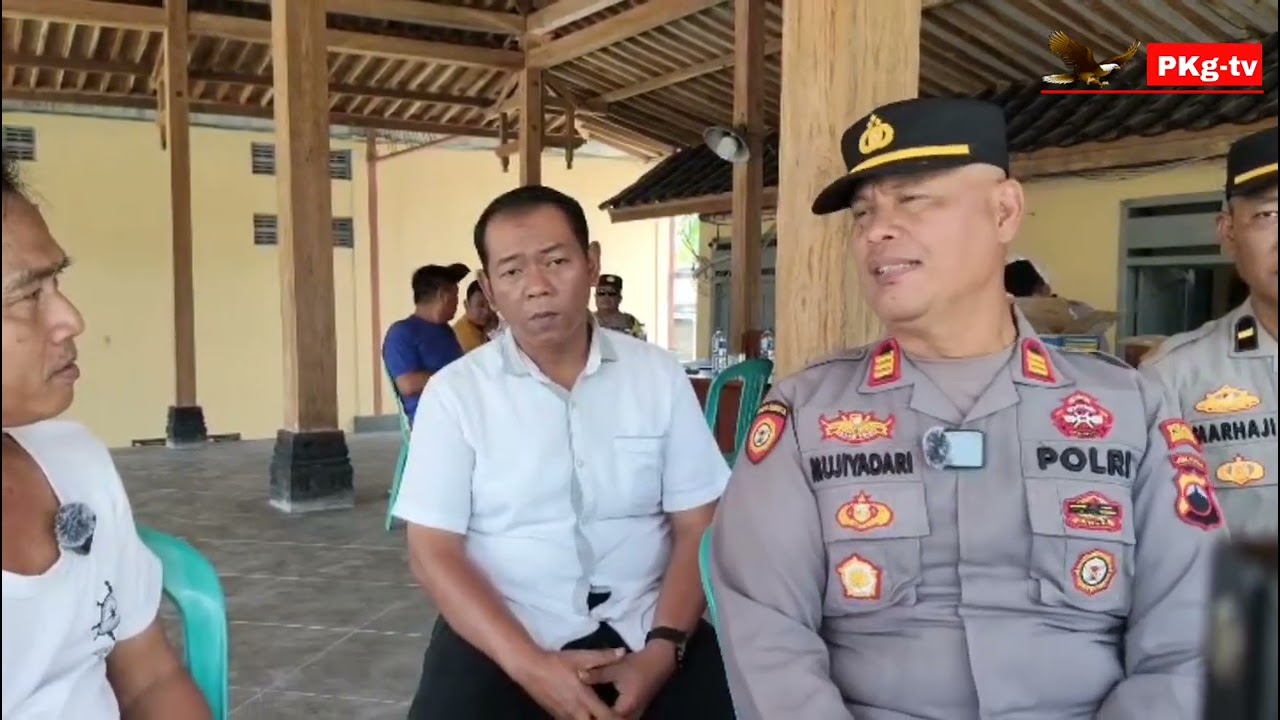 Kapolsek Ngaringan Siaga Pengamanan Pengukuran Tanah oleh BPN di Desa Truwolu