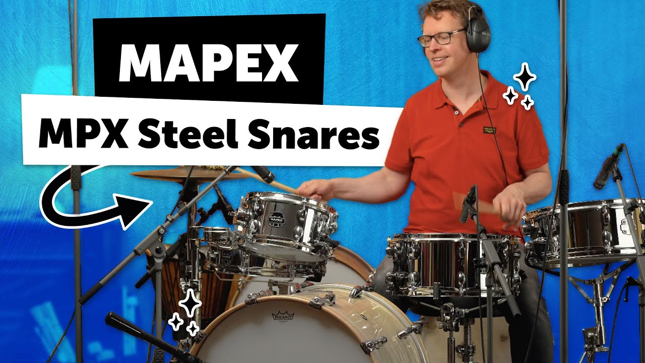 Mapex | MPX Steel Snares | Sound Demo