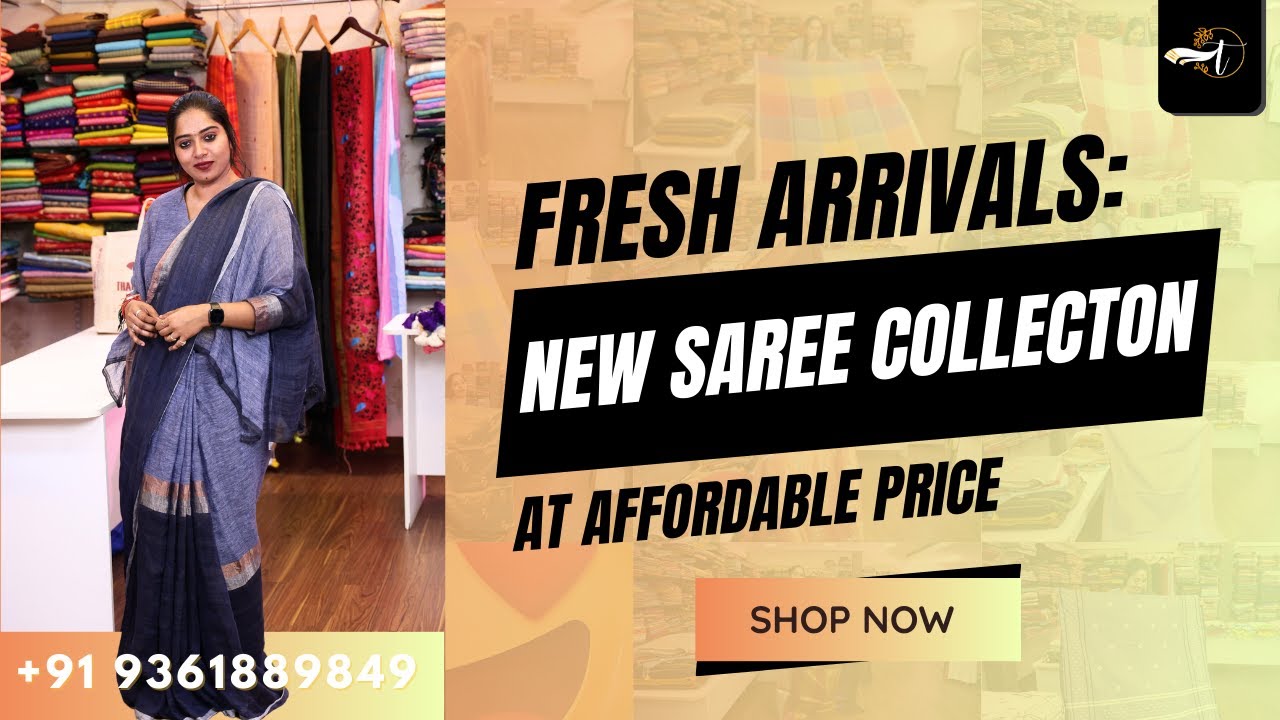 Alert !⚠ New Trendy Saree Collections 💖 Exclusive At Thanvi Boutique | #newsarees  #onlinesarees