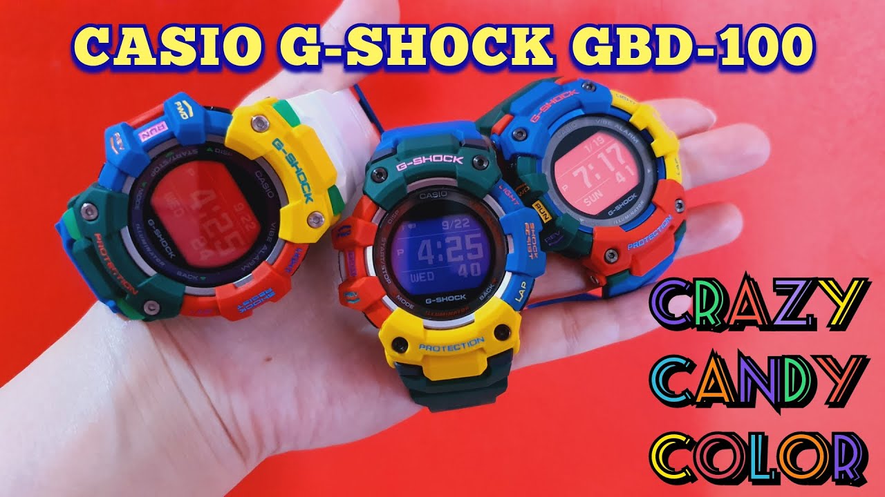 How To Create Casio G-Shock GBD-100 Crazy Candy Color