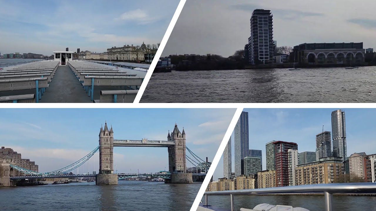 City Cruises: Greenwich Pier to Tower Bridge - A London Sightseeing Tour Part 1